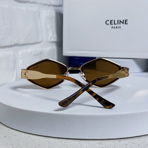 Radiant Celine Gold Frame Sunnies - Picture 6 of 7